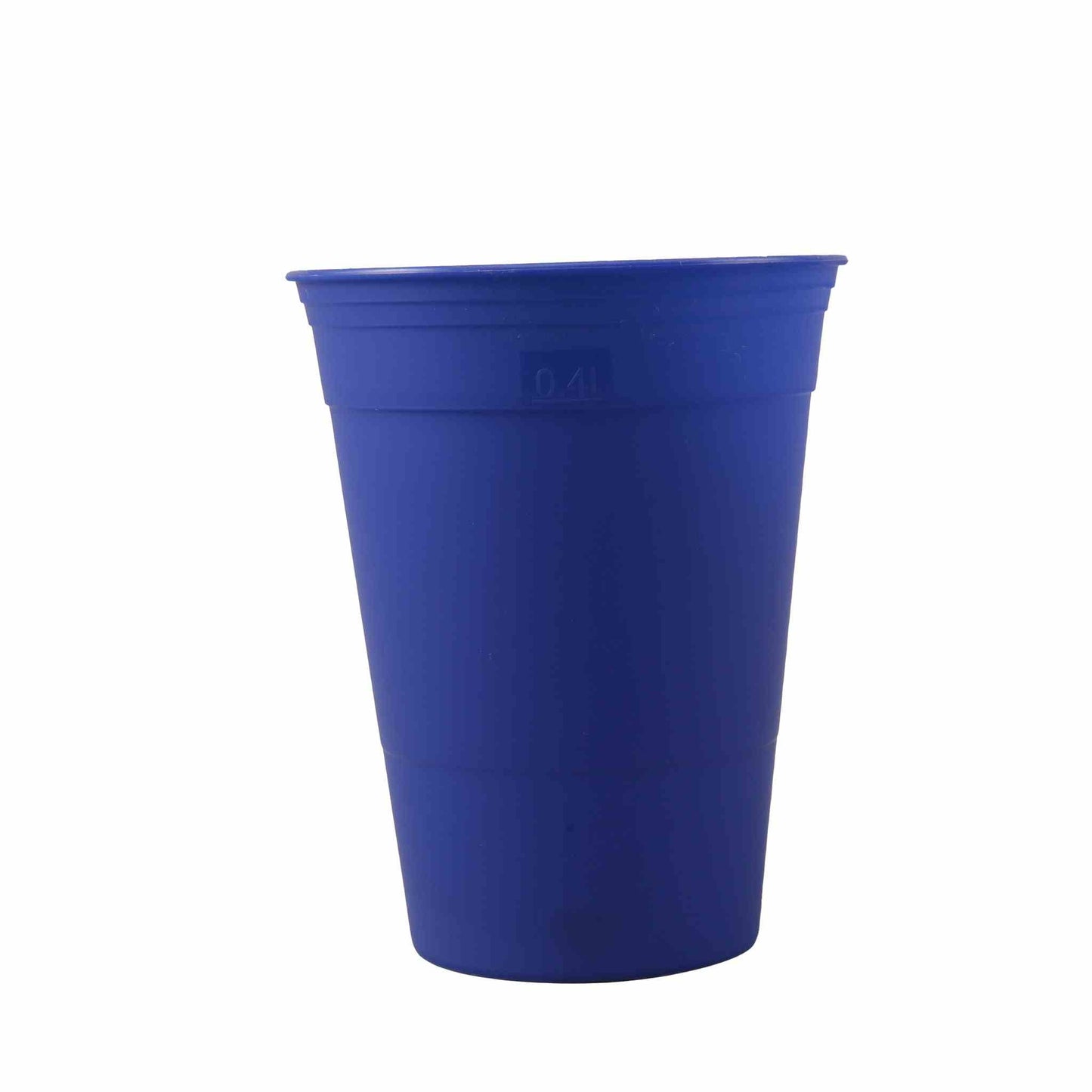 Reusable blue cup for beer pong set with 20 cups and 4 balls.
