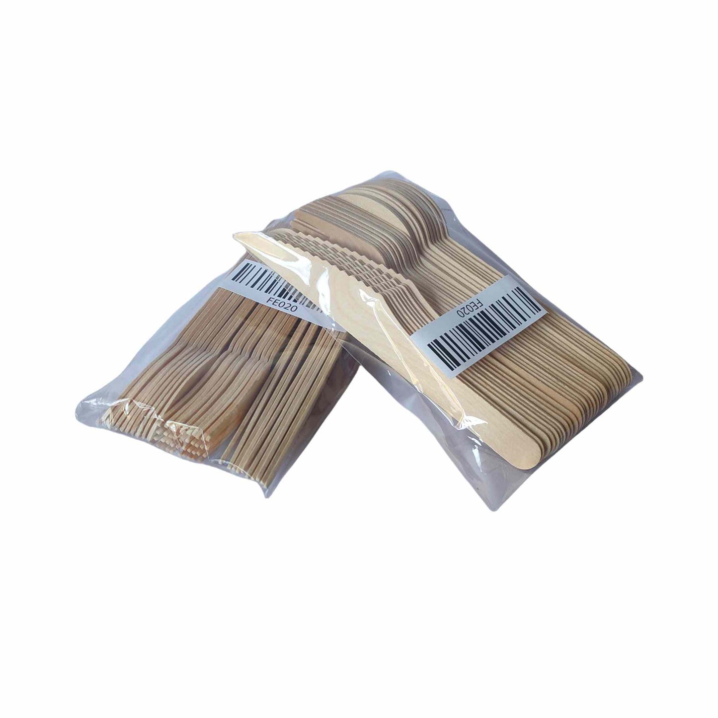 Bestik - 30 stk engangsbestik i træ til fester og picnic.