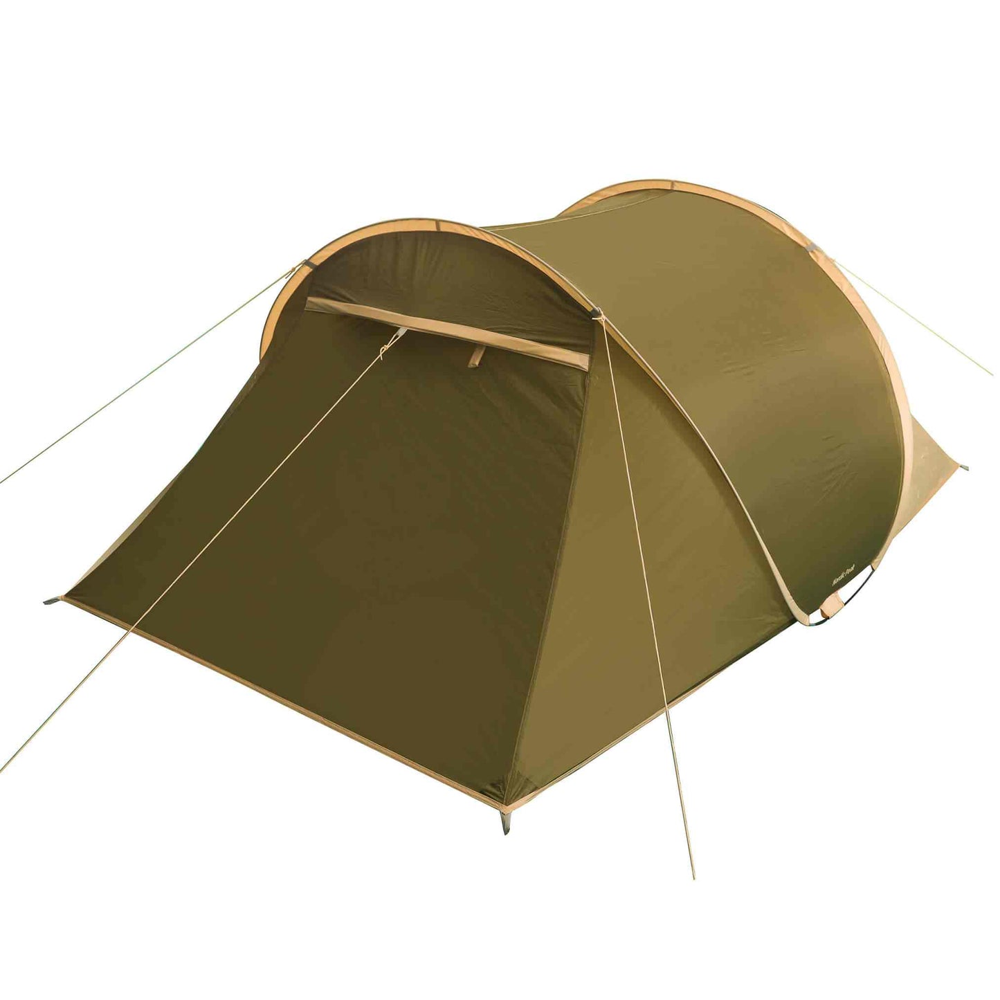 Pop up telt - 2 personer, vandtæt, nem opsætning, grøn farve.