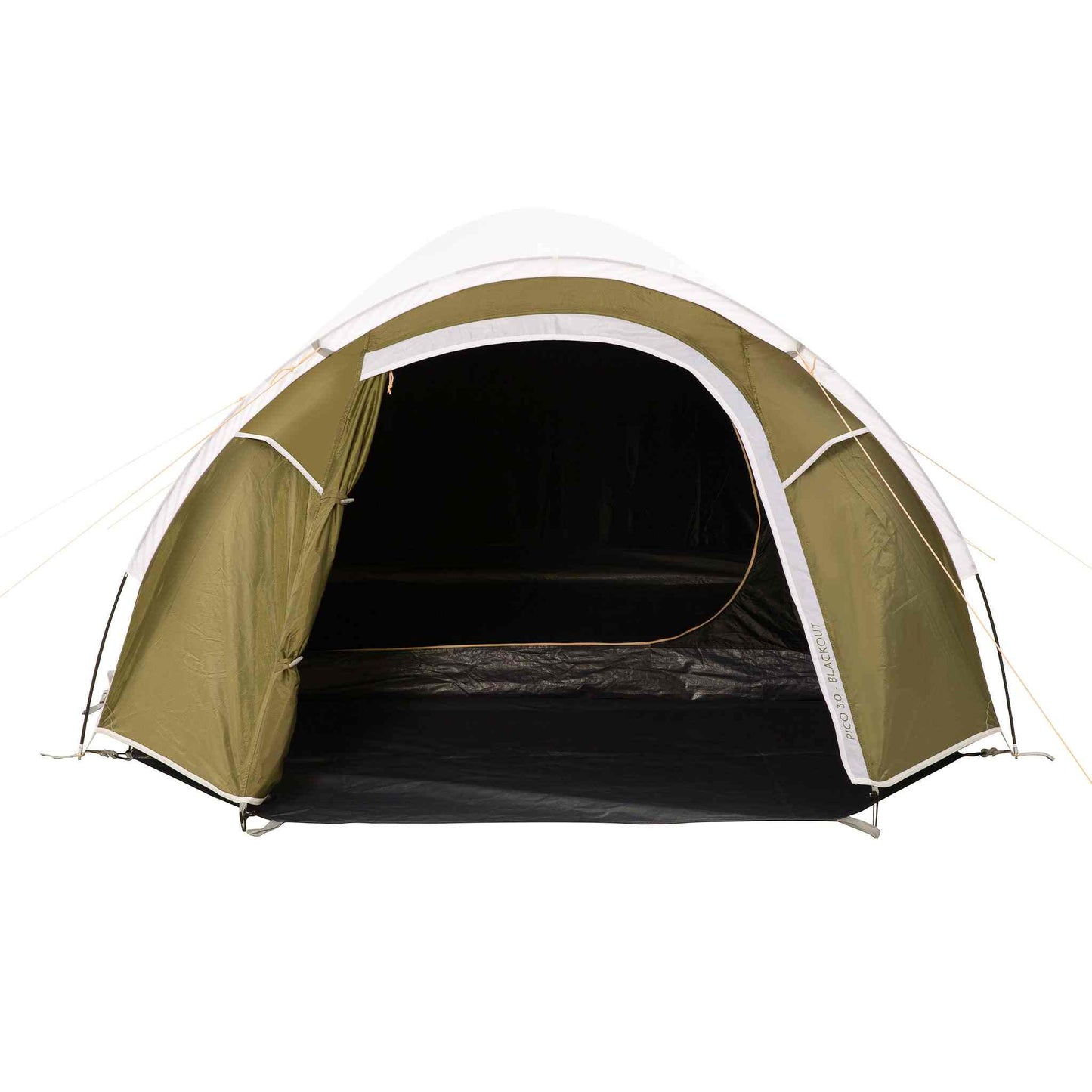 3-person XL blackout festival tent with spacious front room and superior waterproofing.