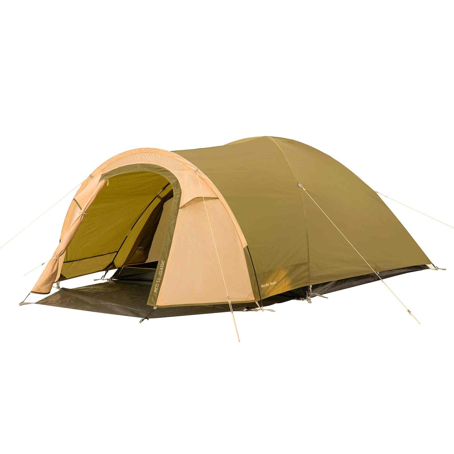Festivaltelt til 3 personer med XL forrum, 100% vandtæt og robust design.