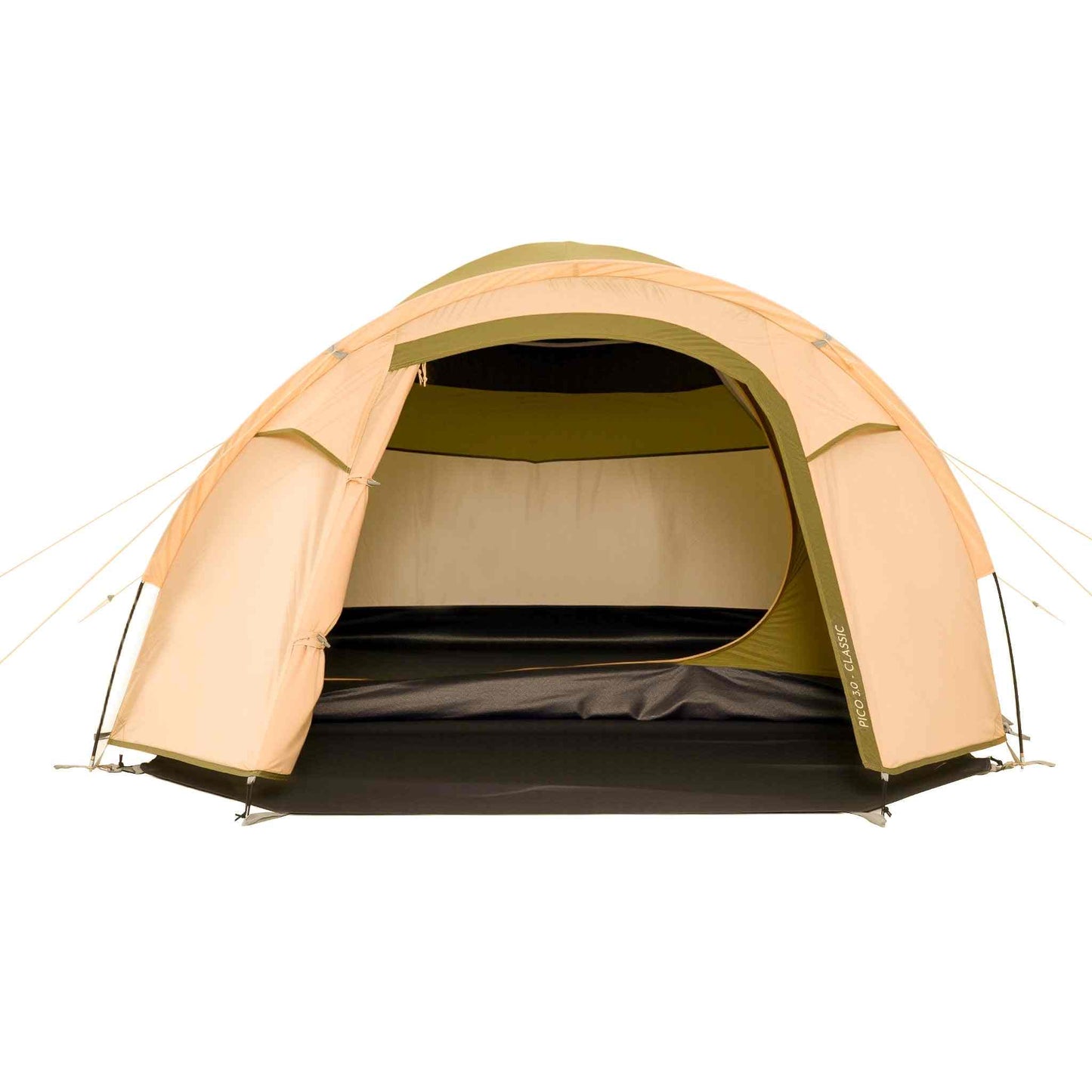 Festivaltelt - 3 personer XL with spacious front room, waterproof with 3500 mm rating, features mosquito netting and durable zippers.