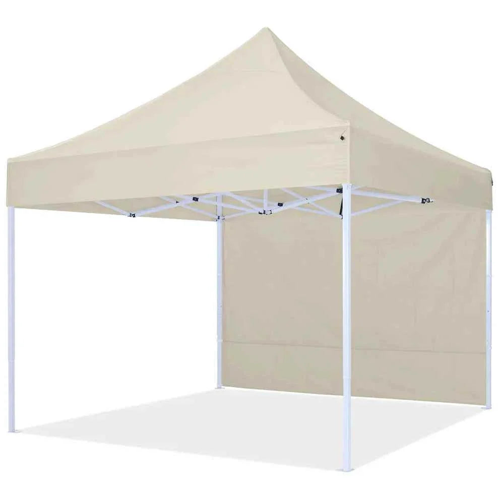 Sidevæg til pavillon 3x3m for ekstra beskyttelse og privatliv, let at montere og fjerne med velcro.