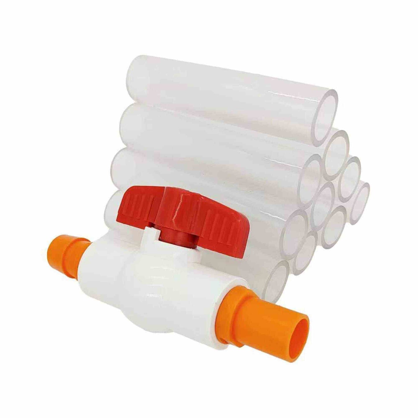 Ventil med 10 mundstykker til ølbong, ekstra udskiftelige mundstykker inkluderet.