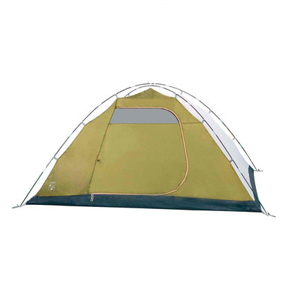 4-person festival tent, waterproof, durable, with mosquito net and ventilation.