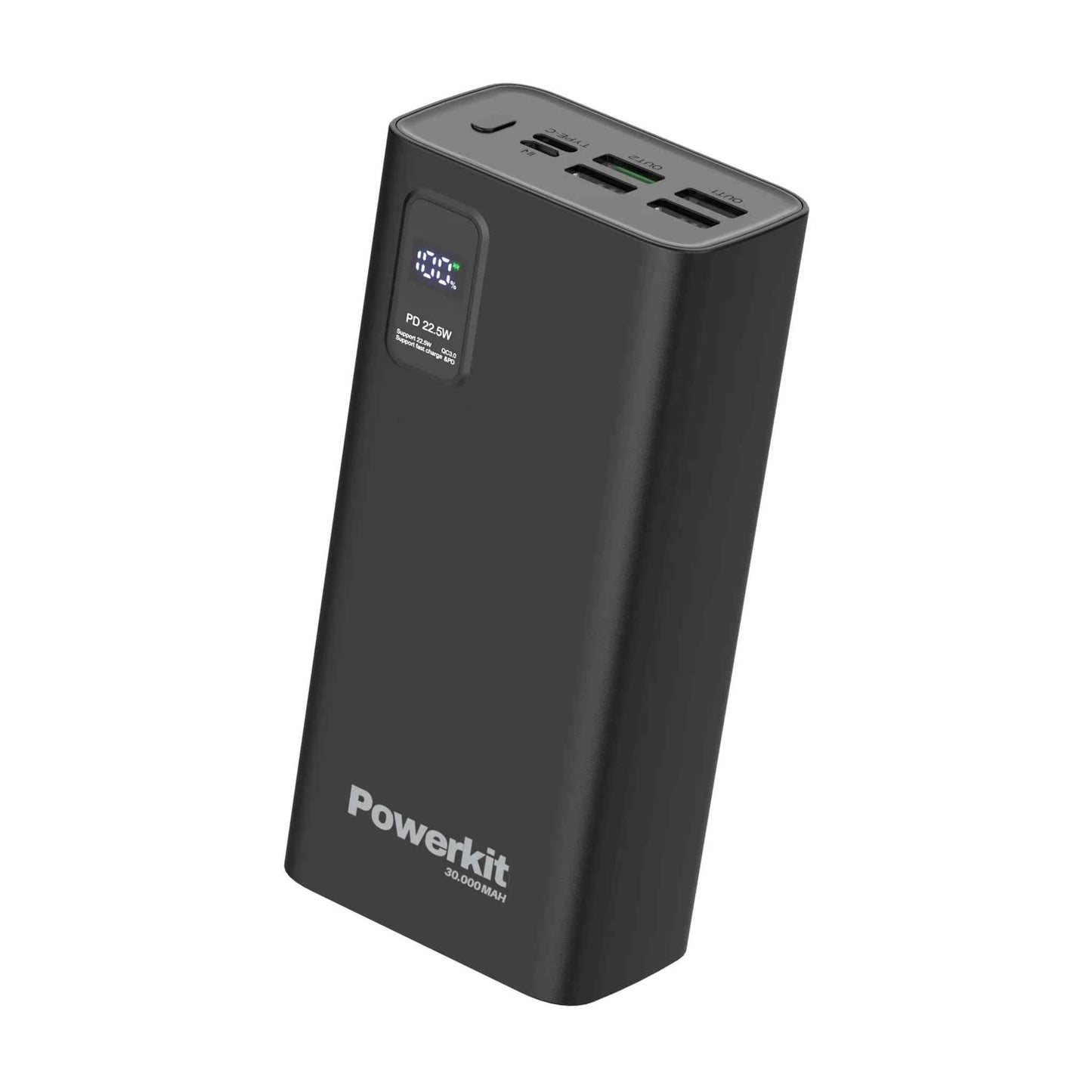 Powerbank - 30.000 mAh - med display