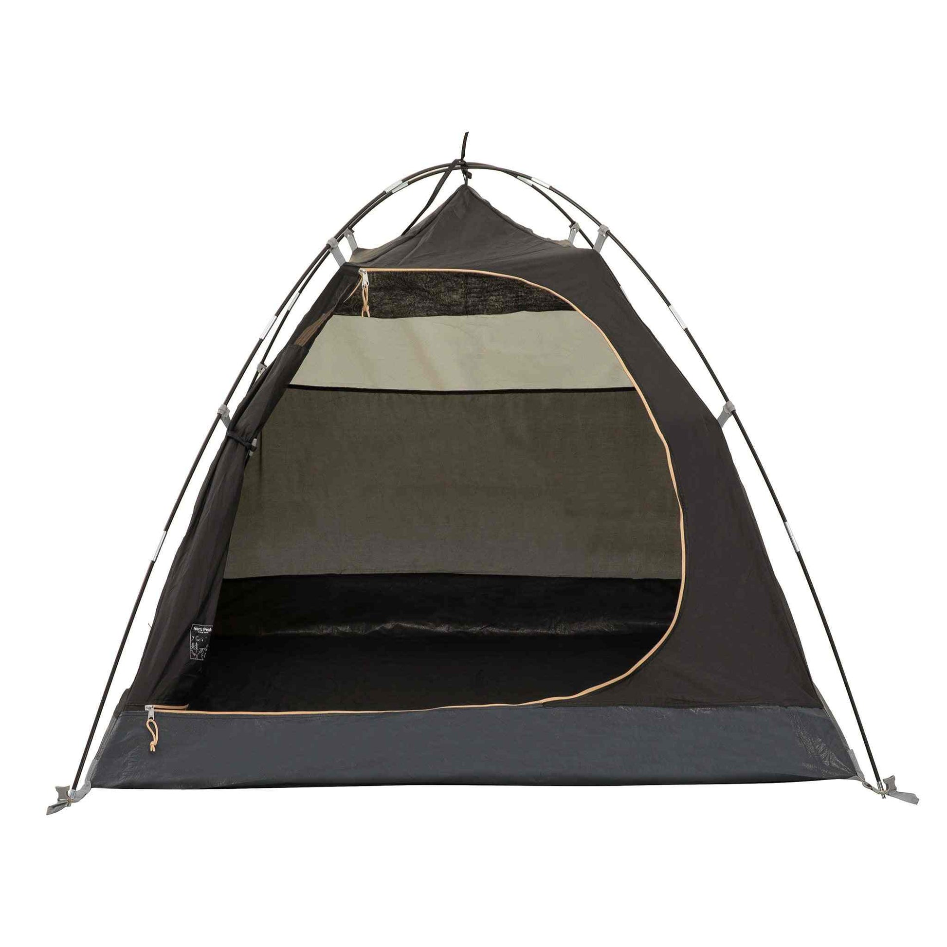 Blackout festivaltelt til 2 personer XL med stort forrum, perfekt for nattesøvn og beskyttelse mod sommerens varme.