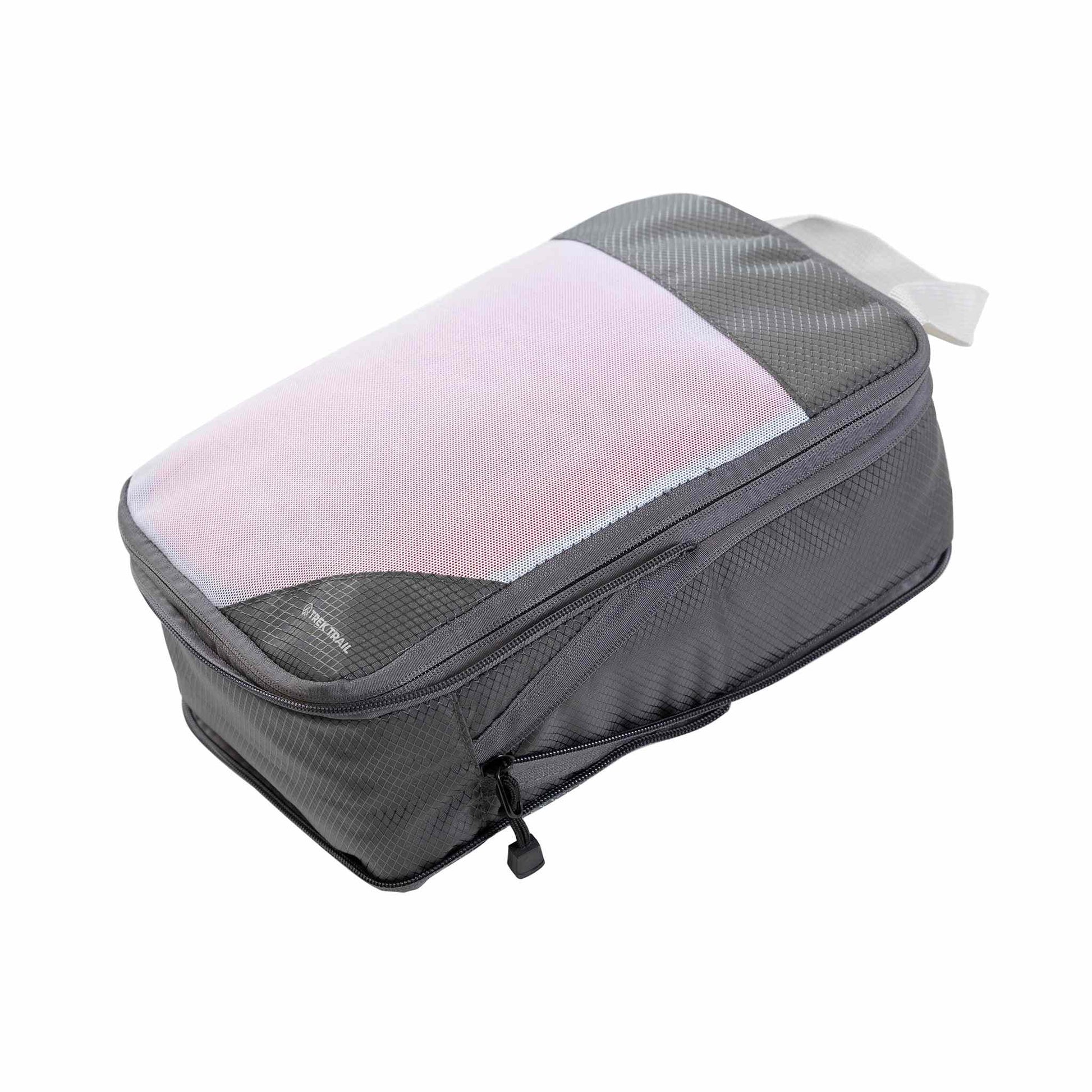 Compact Pakpose - small, water-resistant travel bag with mesh, ripstop material.