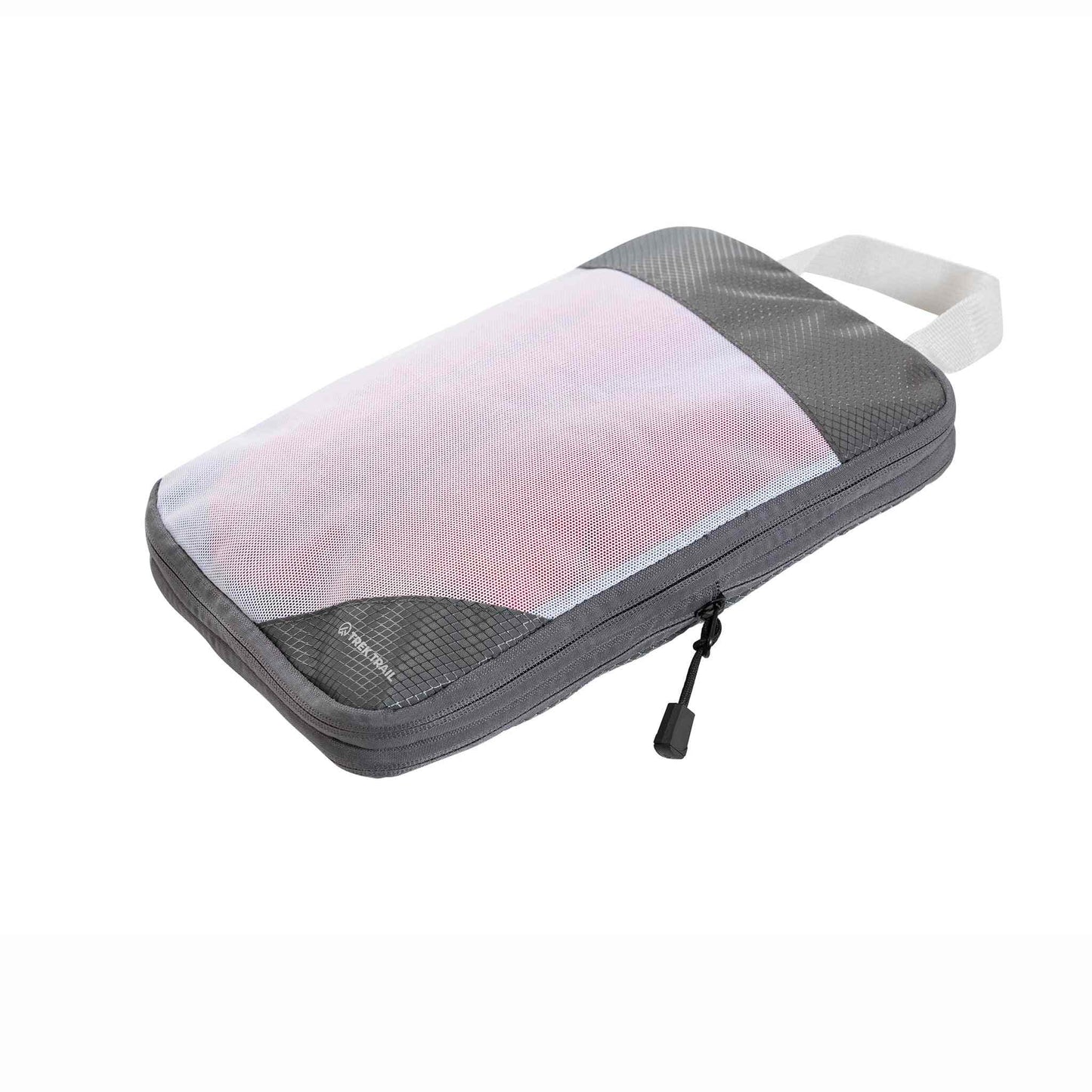 Small pakpose for efficient festival packing, featuring durable ripstop and water-resistant material with mesh net for easy content visibility.